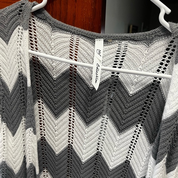 Chevron Patterned Cardigan - Picture 3 of 4